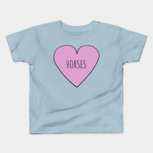 Horse Love Kids T-Shirt